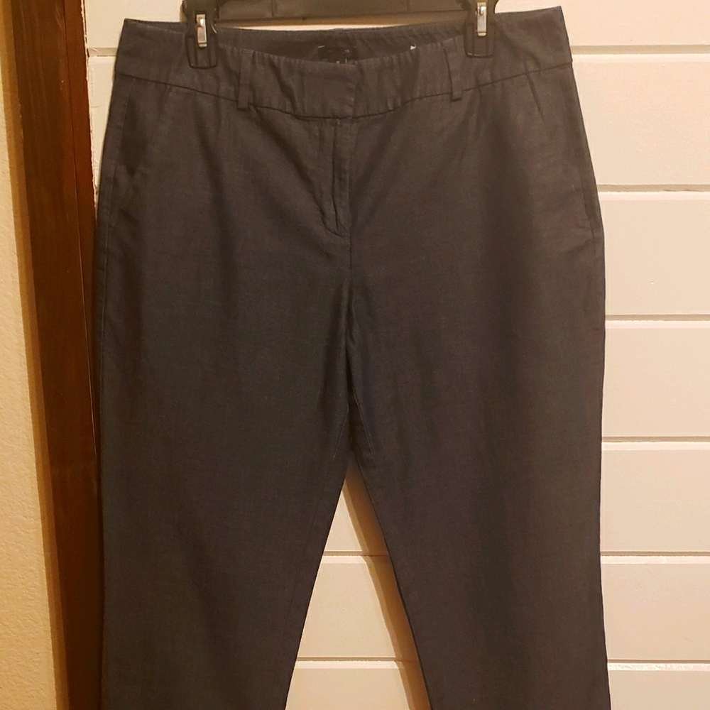 Ann Taylor dark denim like cuffed pants